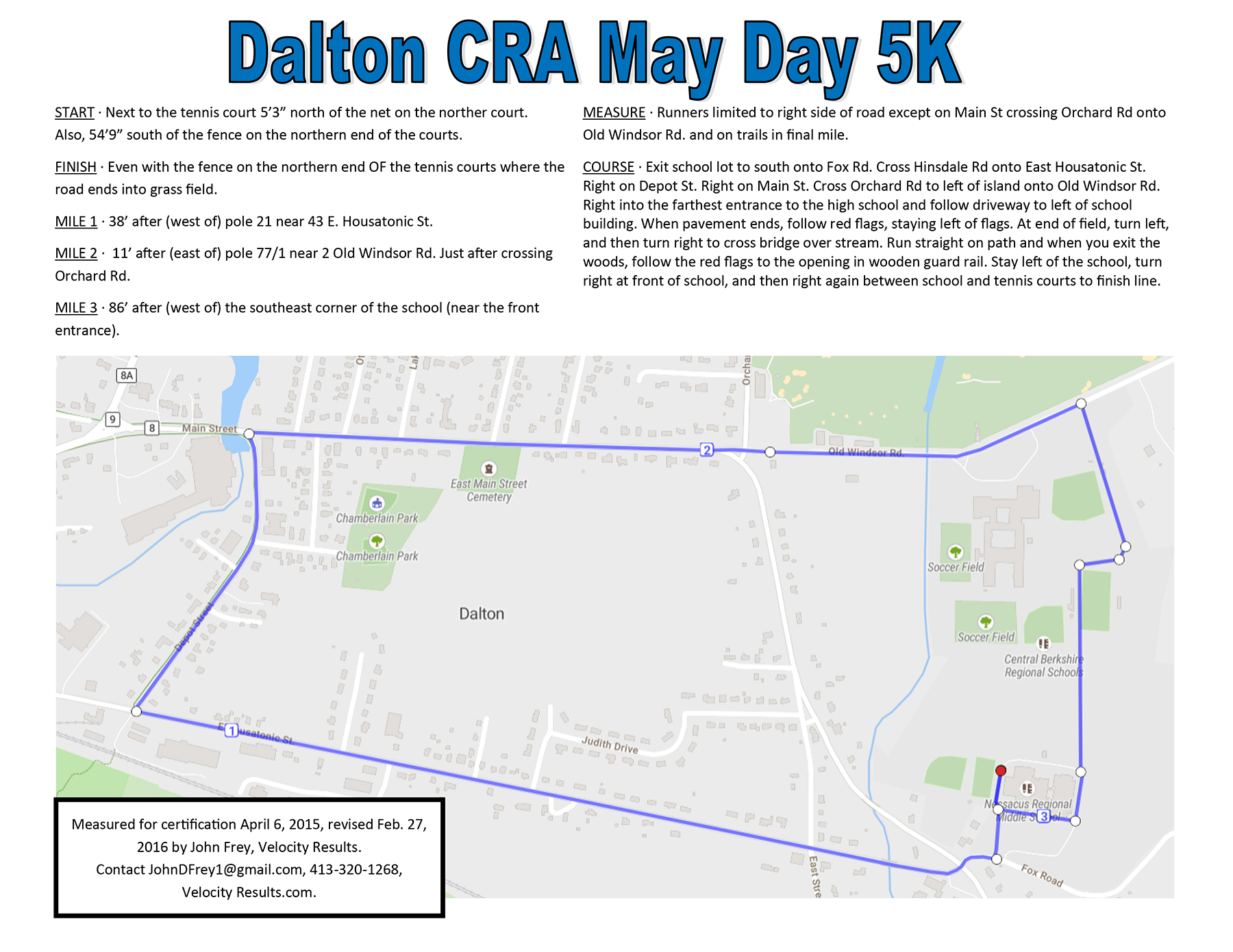 2023 May Day Races - Dalton CRA