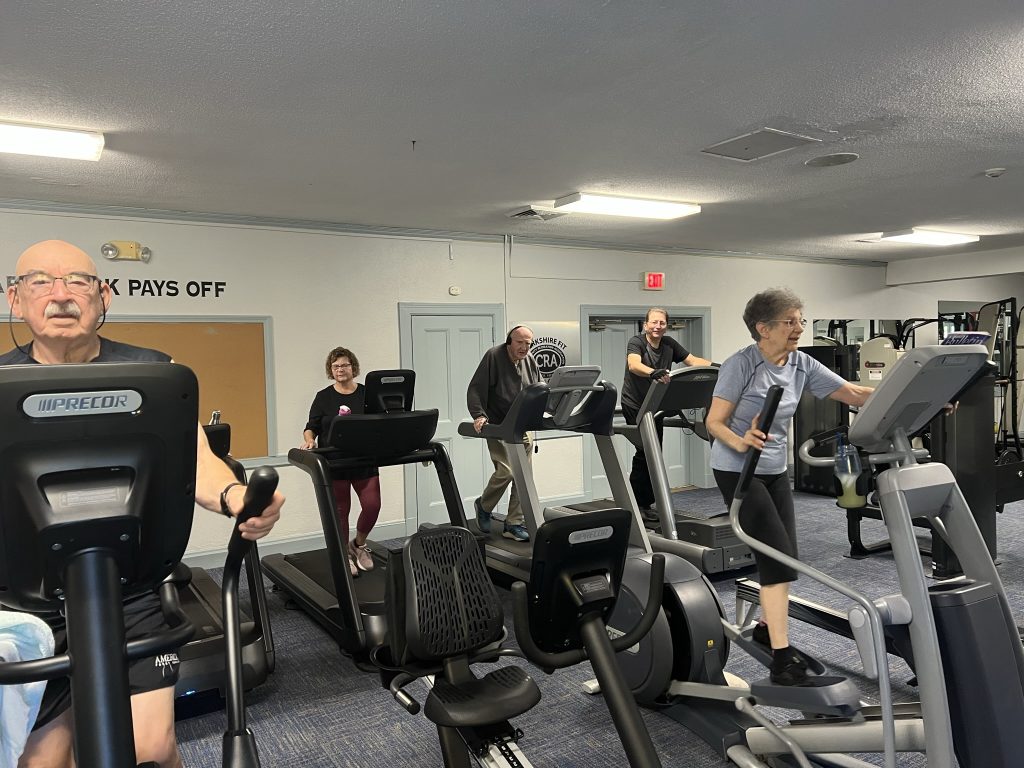 Fitness Center treadmills & ellipticals