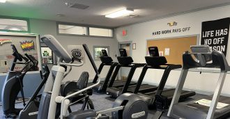 Fitness Center treadmills Cover pic