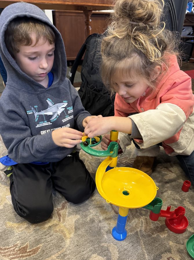 Kids Club BWS Library Visit Marble Run