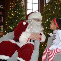 Santa and M+M